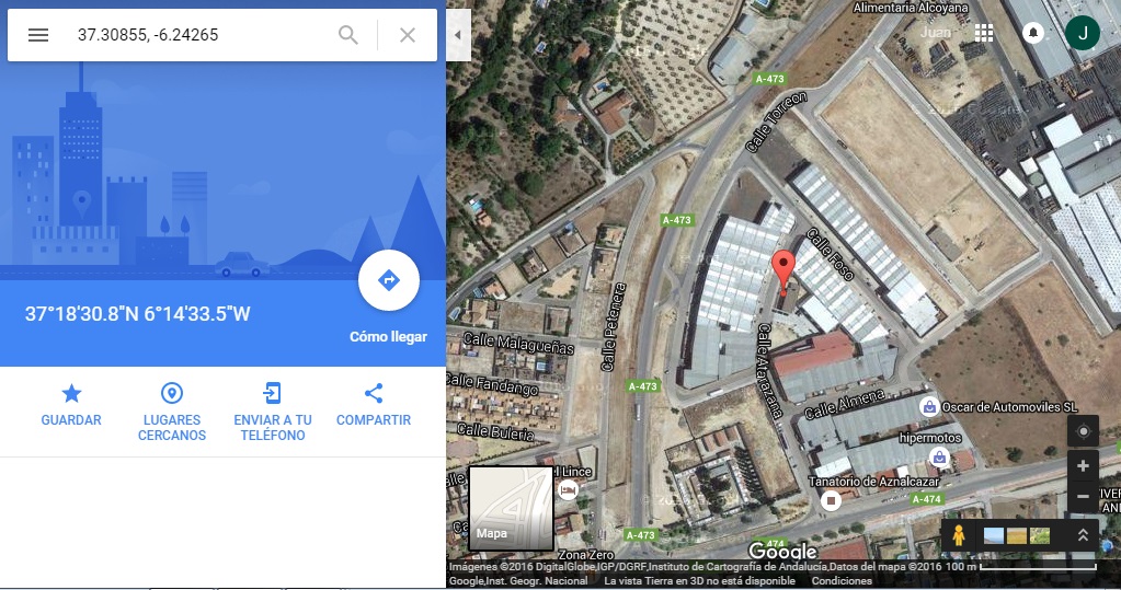 Google Maps con GPS Arduino